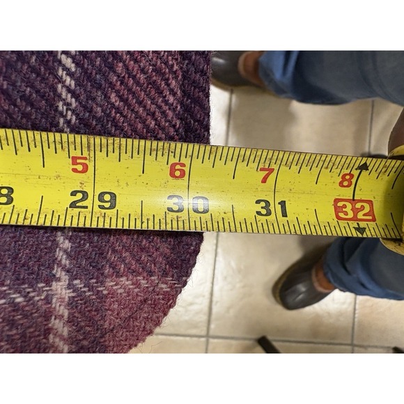 Vintage Chadwick's Wool Blazer Womens Sz 14 Boston Purple Plaid Preppy - Picture 14 of 14